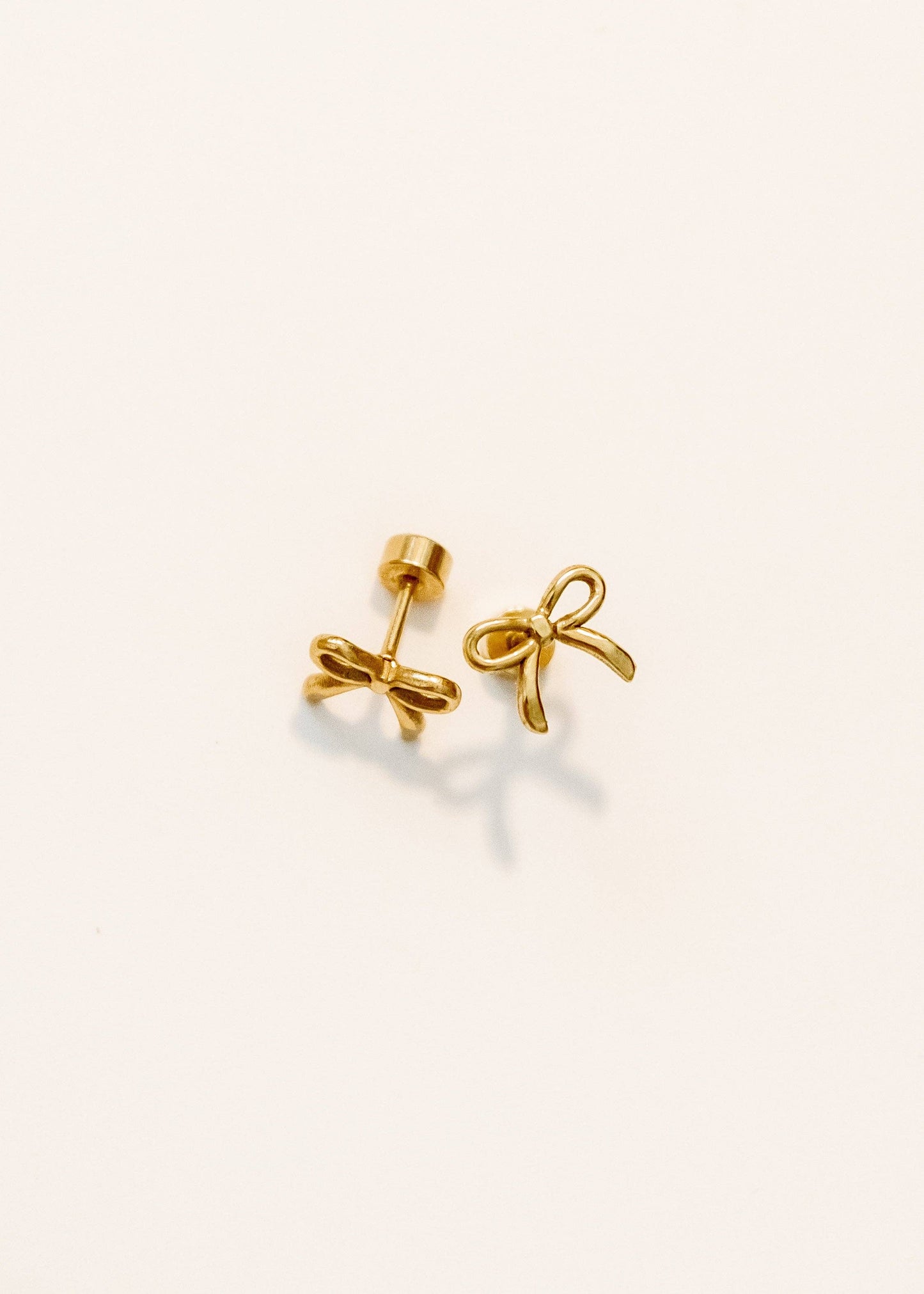 Sadie Gold Screwback Stud Earrings
