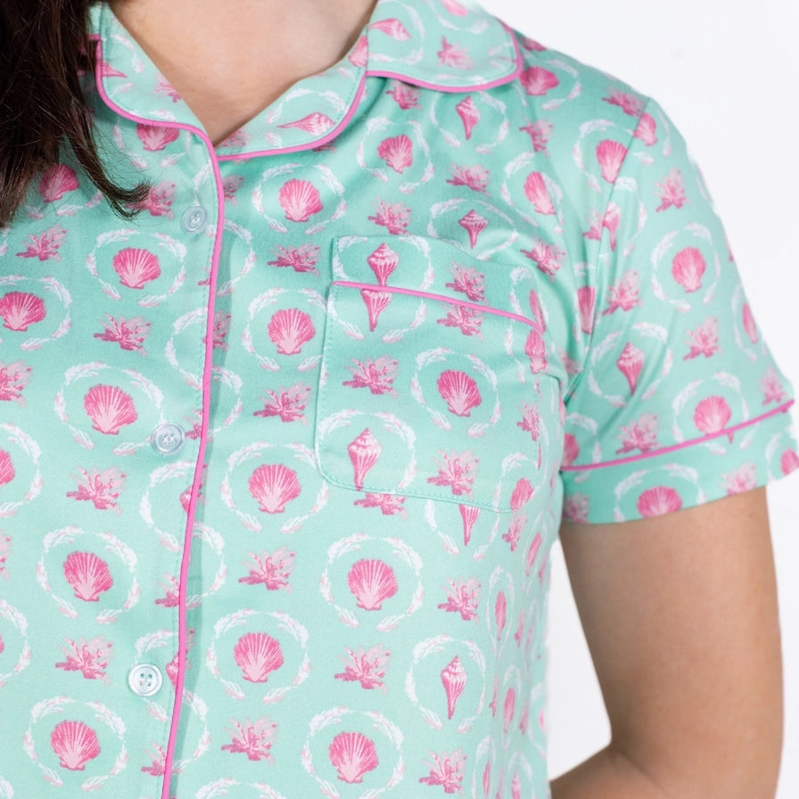 Brighton Terrace Button Up Sleep Shirt