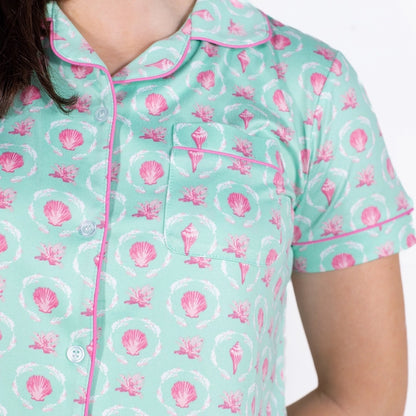 Brighton Terrace Button Up Sleep Shirt