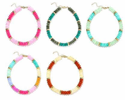 Natural Stone Beaded Necklace