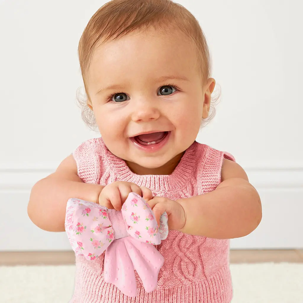Sweetie Crinkle™ Sensory Teether - Bow