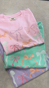 Vintage Bows Comfort Colors Graphic Tee
