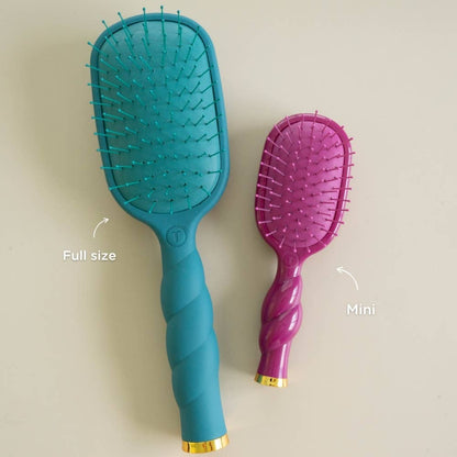TELETIE Mini Detangler Brush for Medium Hair | Mulberry
