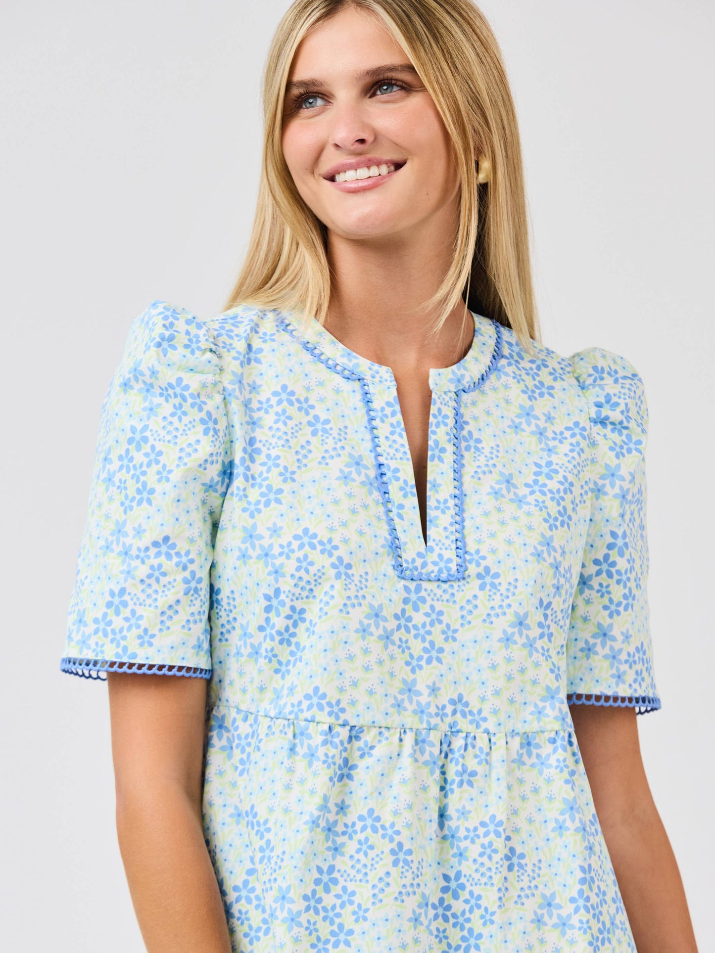 Blue Larkspur Fields Adelyn Dress