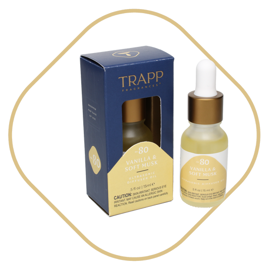 No. 80 Vanilla & Soft Musk  0.5 oz. Ultrasonic Diffuser Oil