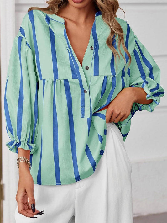 The Savannah Stripe Blouse