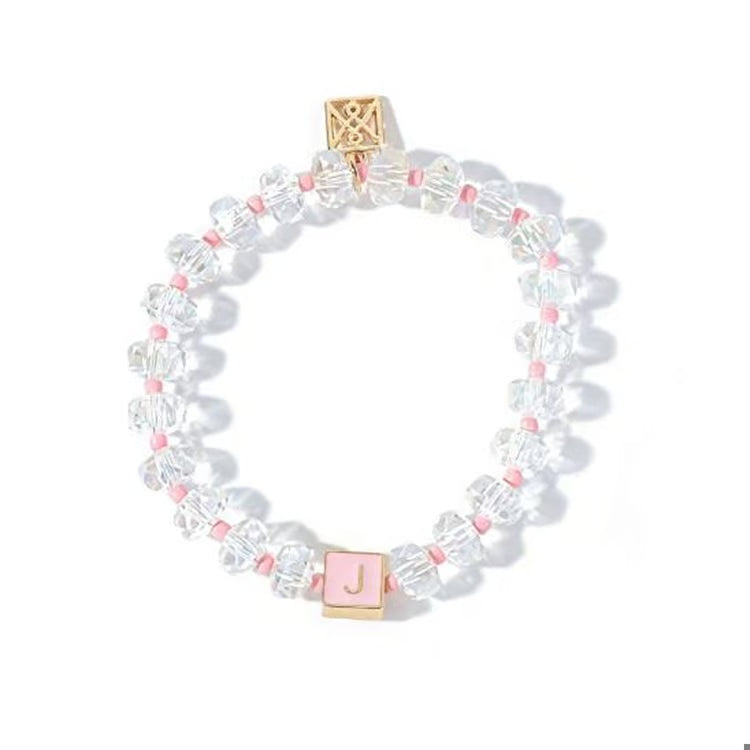 Michelle McDowell Girl Presley Initial Bracelet