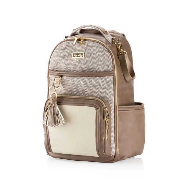 Boss Plus™ Large Diaper Bag Backpack - Vanilla Latte