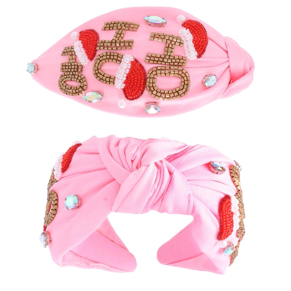 Ho Ho Ho Santa Knot Headband