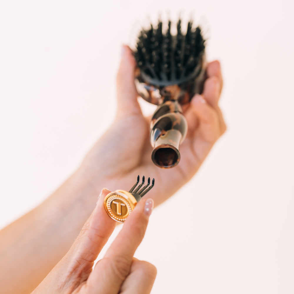 TELETIE Mini Boar Brush | Tortoise