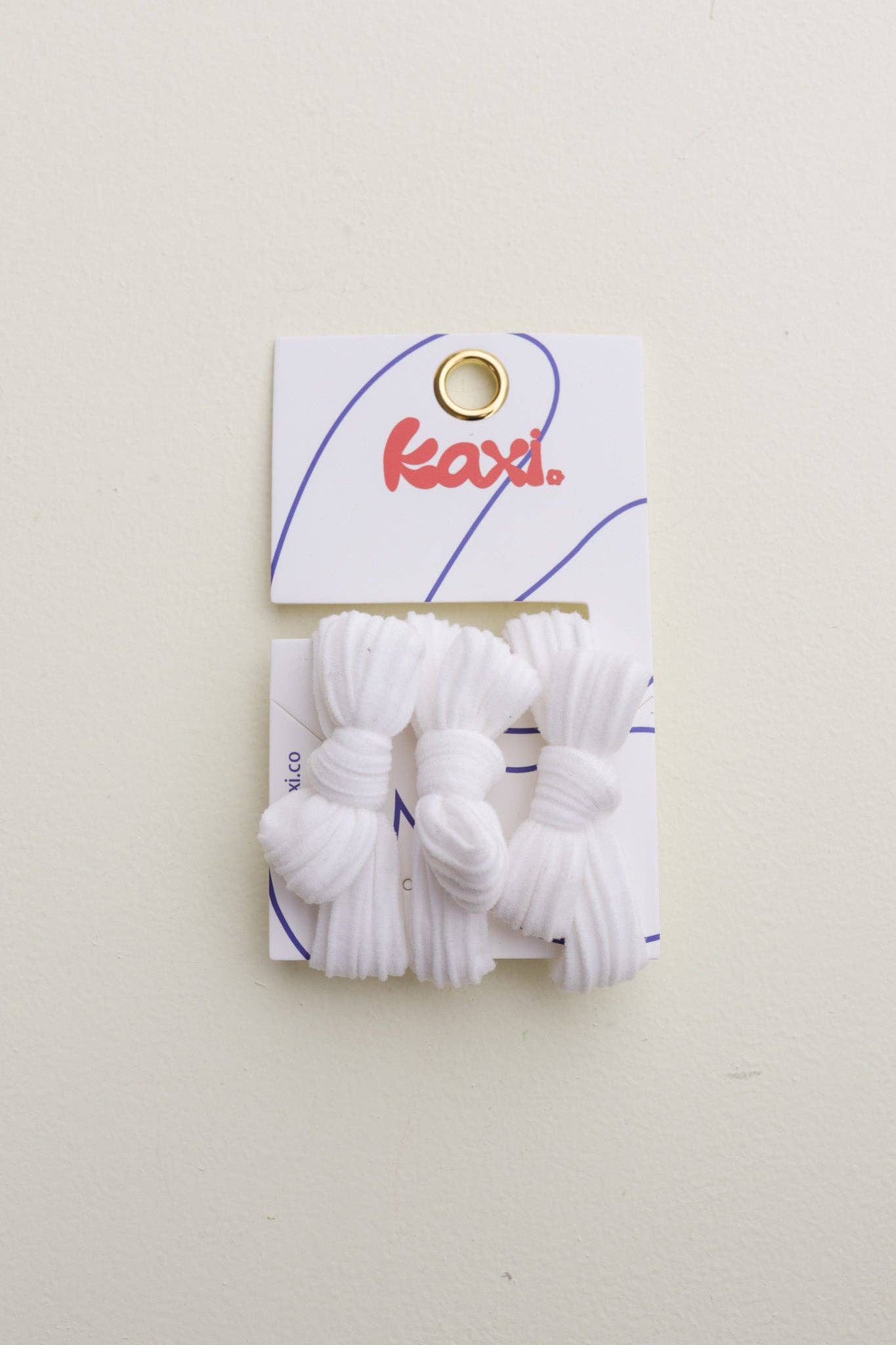 Kaxi Nylon Bow Slick Back Hair Ties