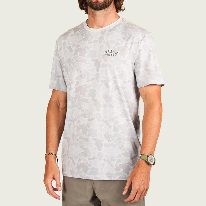 Gray Camo Stackhouse Tech Tee