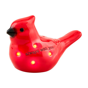 Mud Pie Cardinal Light-Up Sitter