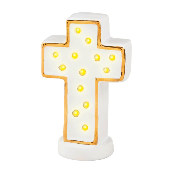 Mud Pie Cross Light-Up Sitter