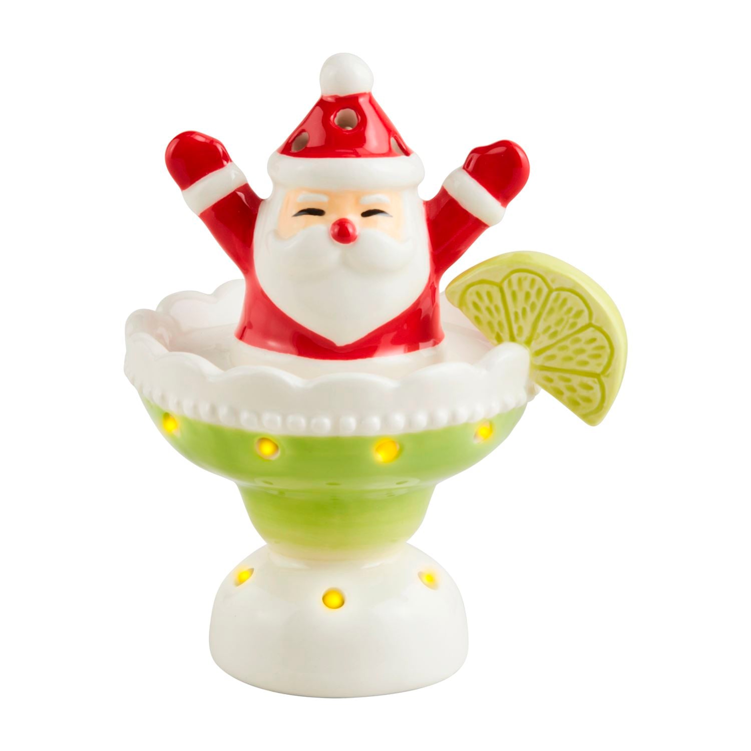 Mud Pie Santa Margarita Light-Up Sitter