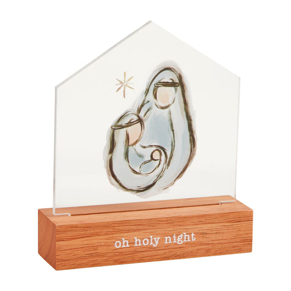 Mud Pie Nativity Light-Up Plaques