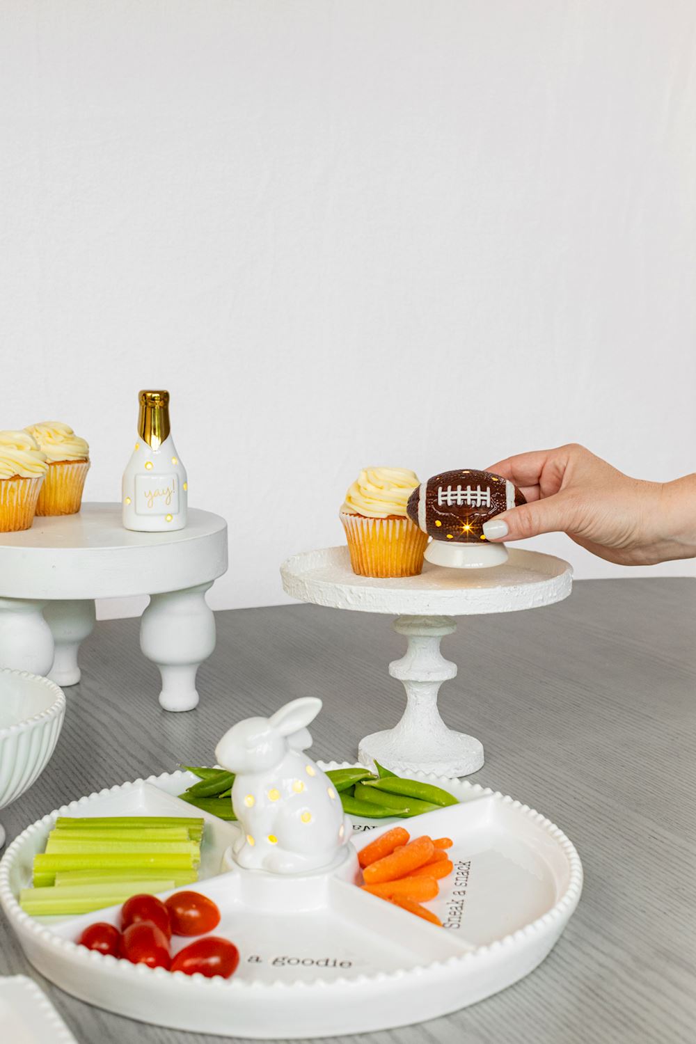 Mud Pie Football Light-Up Sitter