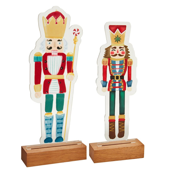 Mud Pie Nutcracker Light-Up Plaques