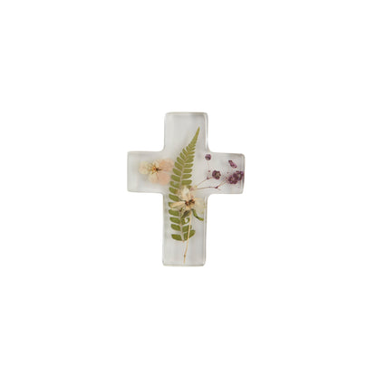 Mud Pie Dried Flower Resin Crosses