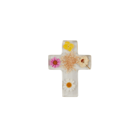 Mud Pie Dried Flower Resin Crosses