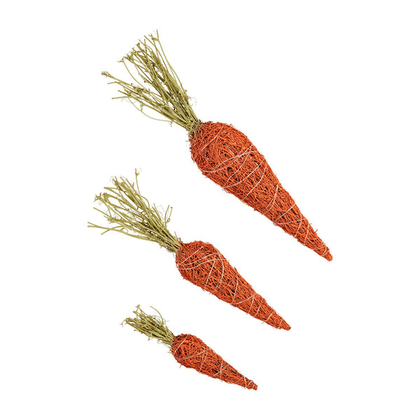 Mud Pie Rattan Light-Up Carrots