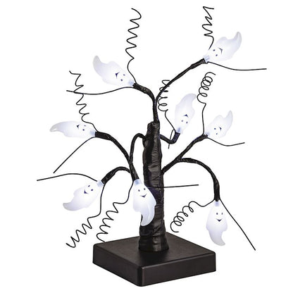 Mud Pie Ghost Led Icon Mini Trees