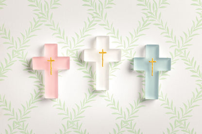 Mud Pie Painted Resin Crosses