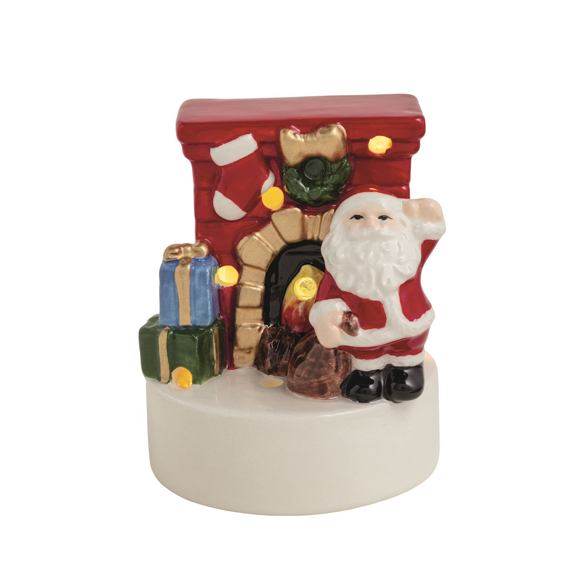 Mud Pie Classic Christmas Light-Up Sitter