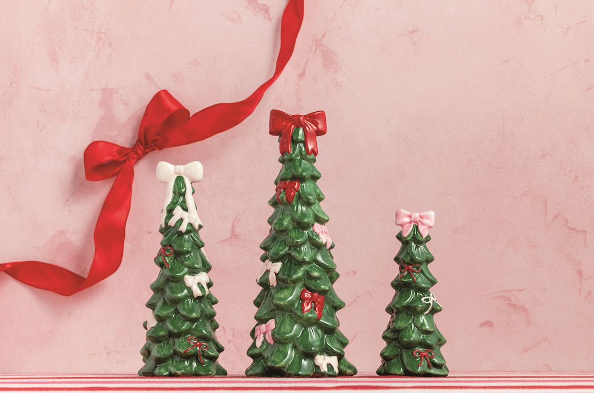 Mud Pie Bow Christmas Tree Sitters