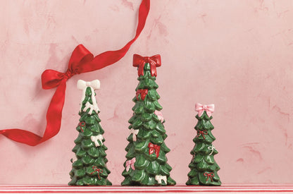 Mud Pie Bow Christmas Tree Sitters