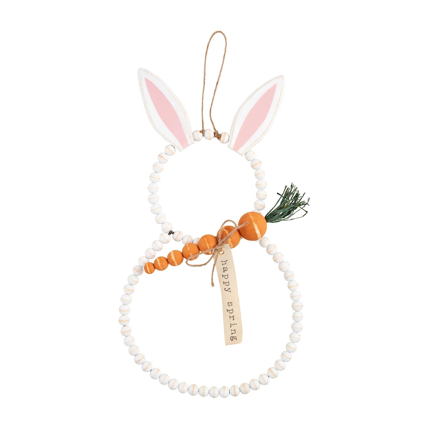 Mud Pie Beaded Bunny Door Hanger