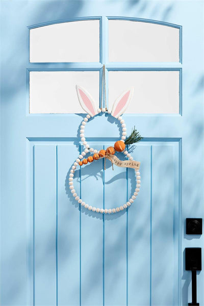 Mud Pie Beaded Bunny Door Hanger