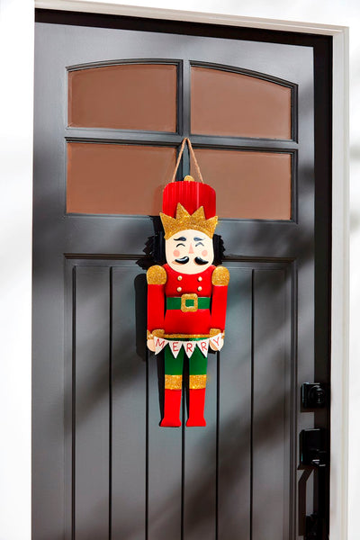 Mud Pie Nutcracker Door Hanger