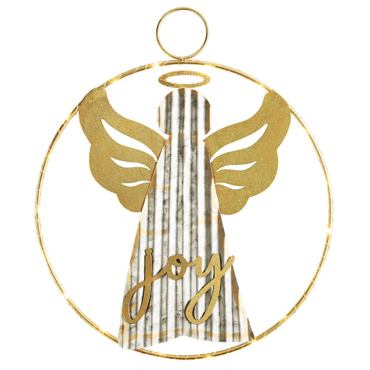 Mud Pie Light-Up Angel Door Hanger
