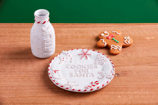 Mud Pie Milk & Cookies For Santa Set