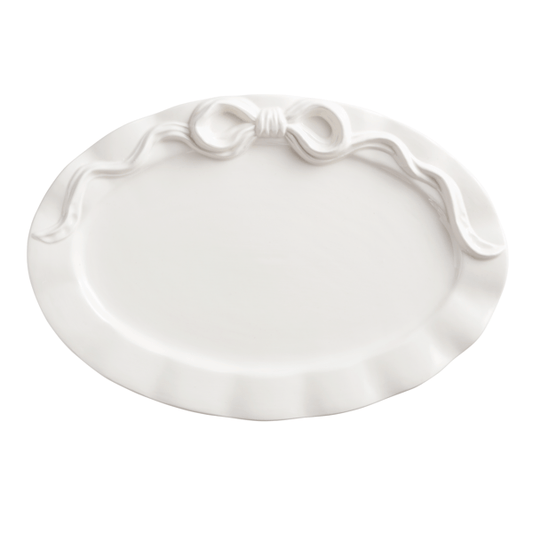 Mud Pie Bow Serving Platter