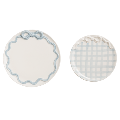 Mud Pie Bow Platters