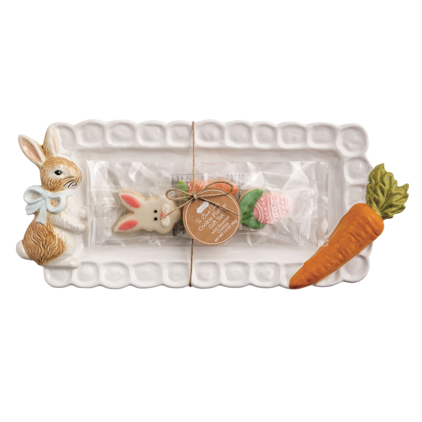 Mud Pie Easter Cookie Platter Gift Set