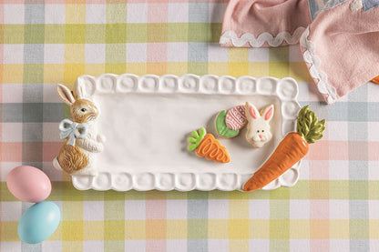 Mud Pie Easter Cookie Platter Gift Set