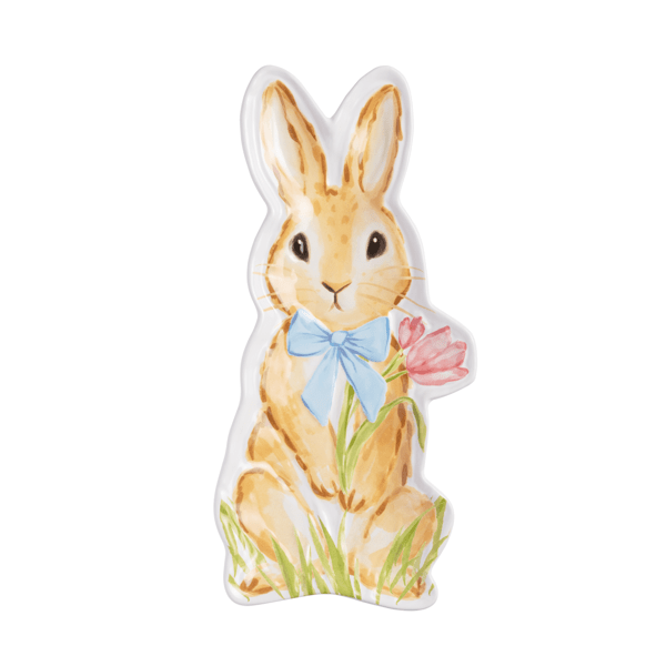 Mud Pie Small Bunny Platter