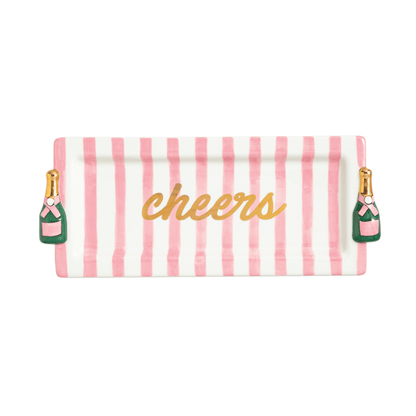 Mud Pie Cheers Champagne Serving Tray