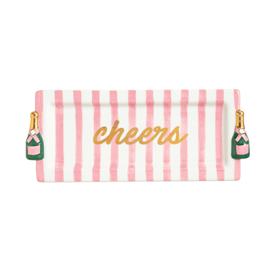 Mud Pie Cheers Champagne Serving Tray