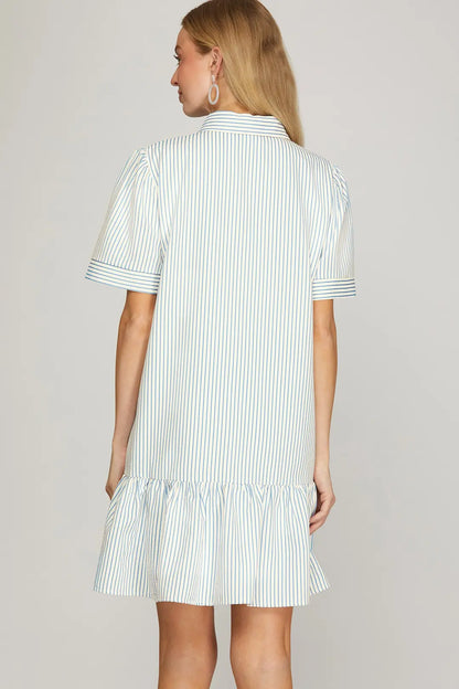 Seaside Charm Embroidered Dress