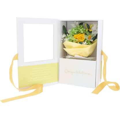 Yellow Congratulations Preserved Floral Bouquet