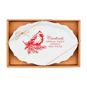 Mud Pie Cardinal Sentiment Tray