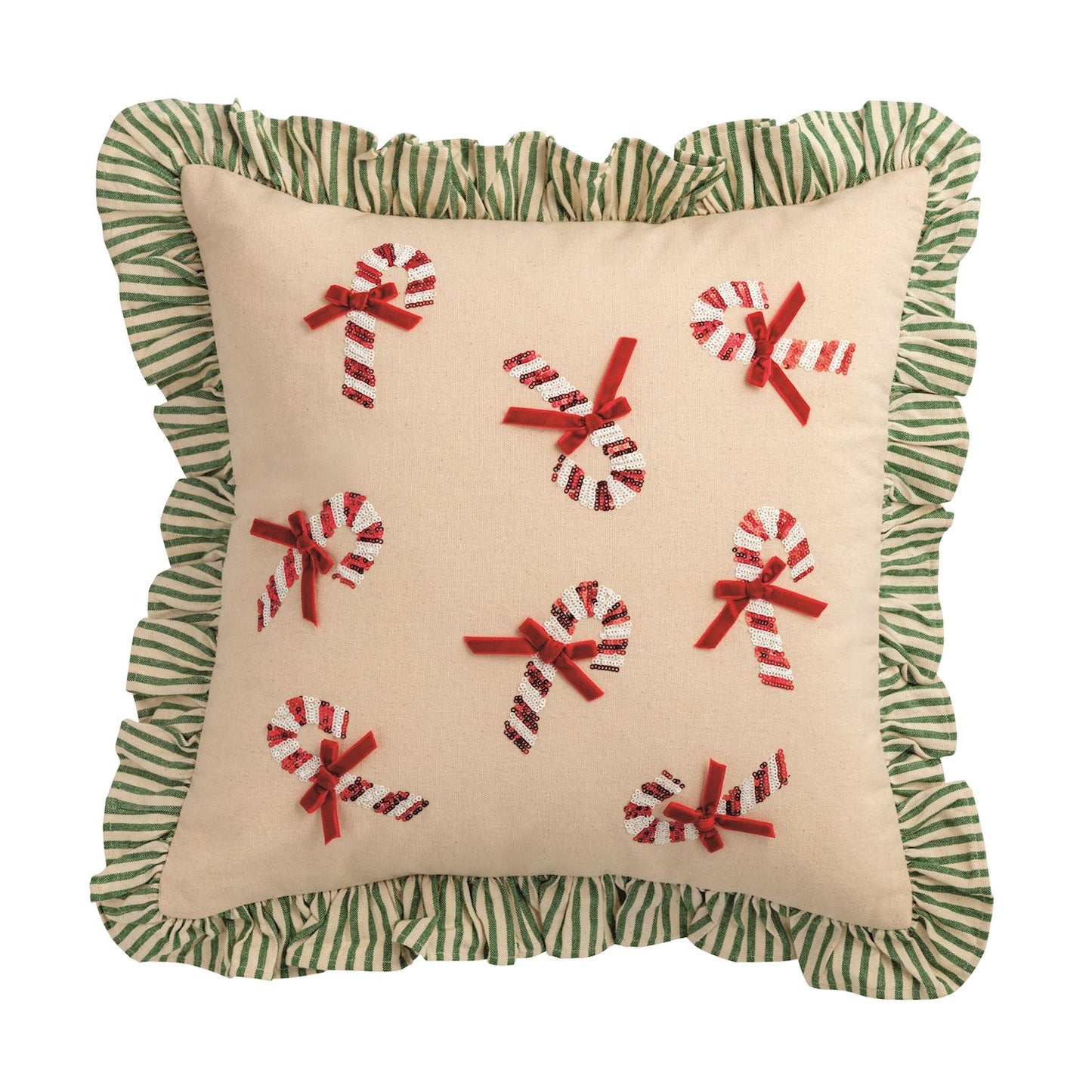 Mud Pie Christmas Sequin Pillows