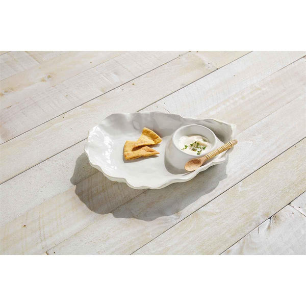 Mud Pie Oyster Chip & Dip Set