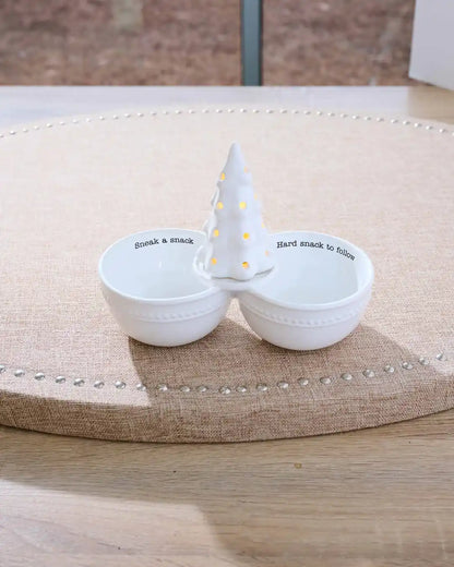 Mud Pie Snack Double Dip Bowl