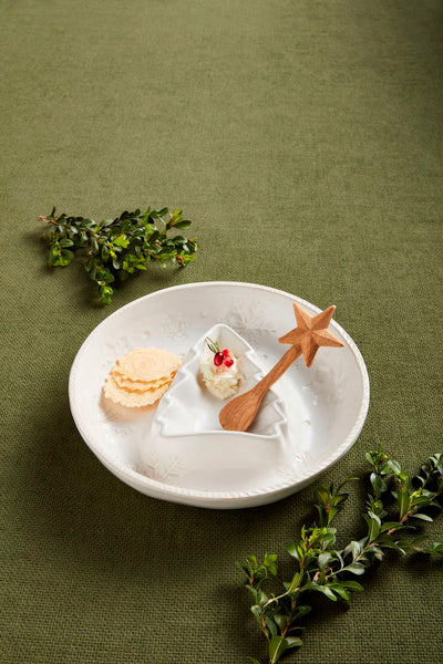 Mud Pie Snowflake Tree Chip & Dip Server