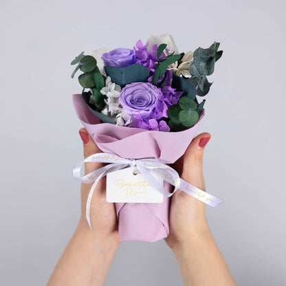 Purple Mom Preserved Floral Bouquet